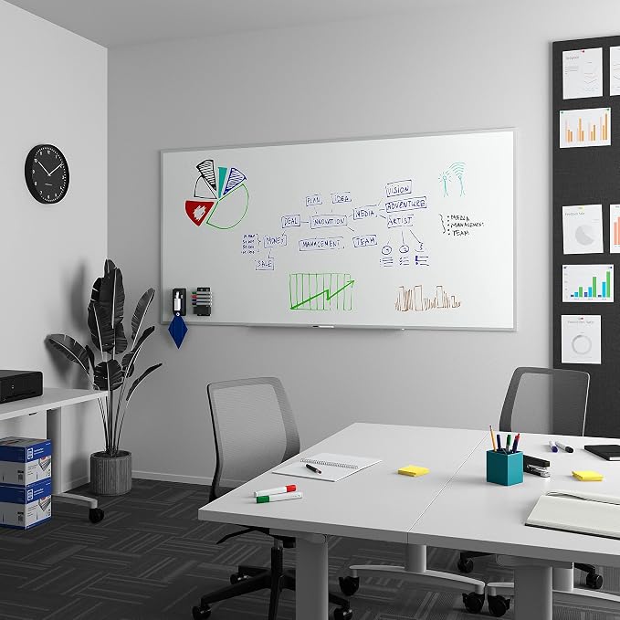 TRU RED Melamine Whiteboard | Dry Erase Board - Image 2