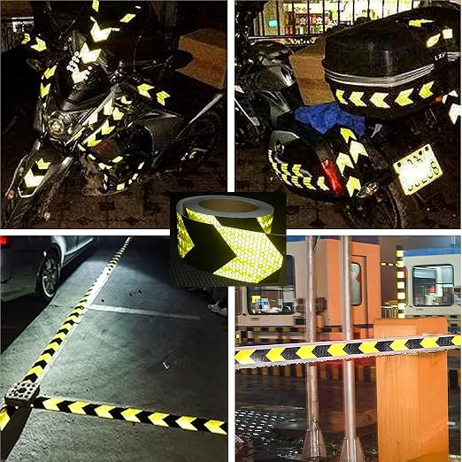 Reflective Tape Outdoor Waterproof 1 inch X 66 feet, High Visibility Hazard - Image 5