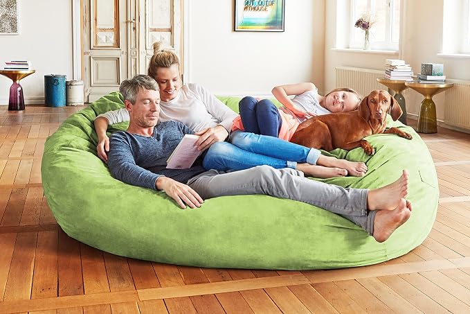 Lumaland Luxurious Giant 7ft Bean Bag Chair - Image 2
