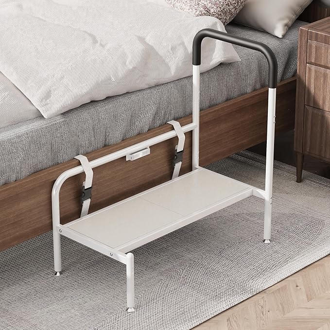 Bed Step Stool for Adults, Bedside Steps for Elderly Seniors by Josmimic