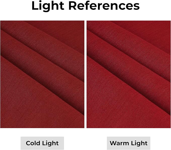 D'Moksha Homes Linen Red Table Runner 72 Inches Long - Image 3