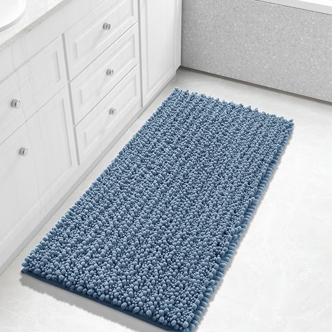 Yimobra Long Bathroom Rugs Non Slip Washable 44x24 Inch by Yimobra