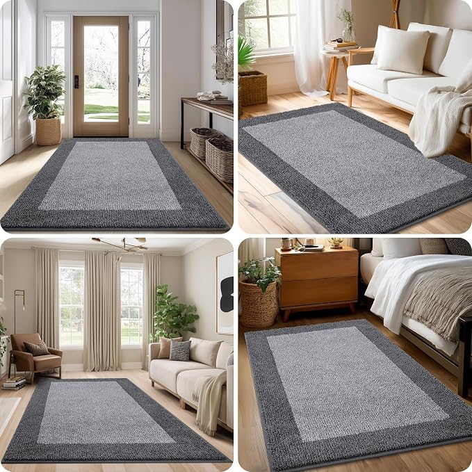 Washable Area Rug 34" x 60", Non Slip Kitchen Rug - Image 5