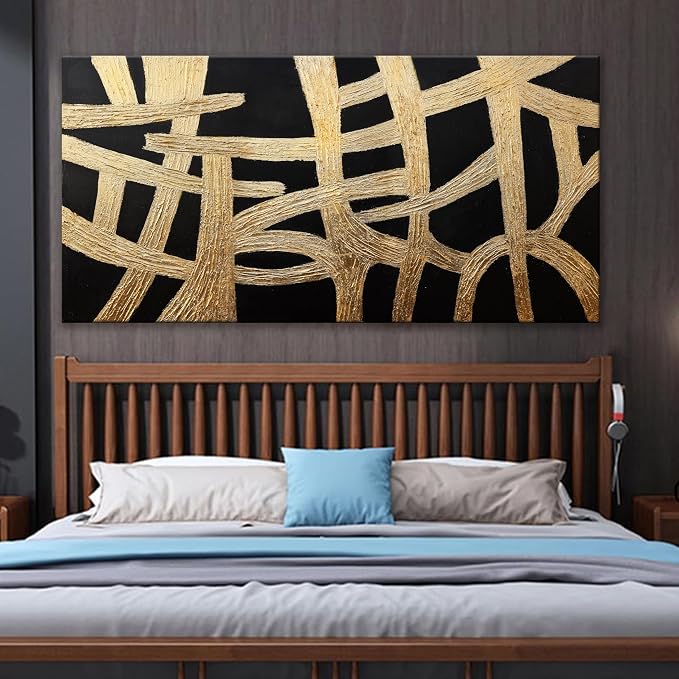 Abstract Wall Art Paintings Wall Decor Large Canvas Wall Art Decor Black And - Image 4