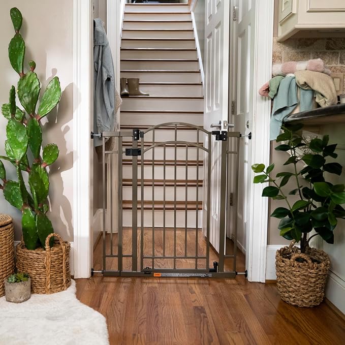 Ingenuity Decorative Extra Tall Baby Gate & Dog Gate, 28.5"-48" Wide, Hardware - Image 2