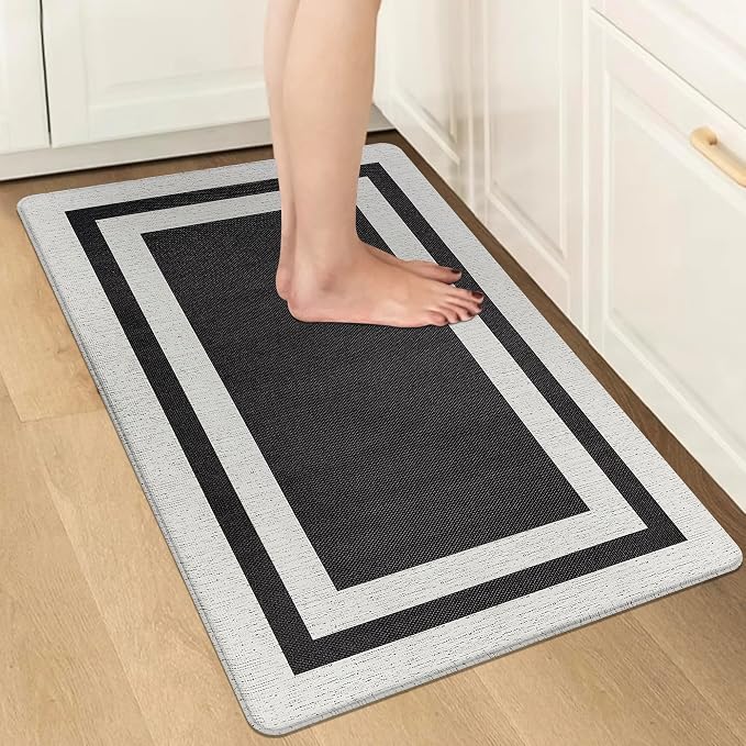 Anti Fatigue Mats for Kitchen Floor, Cushioned Anti Fatigue Kitchen Rugs 17.3"x by ATRUG