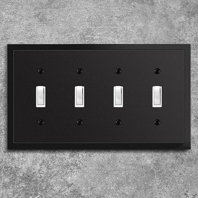 Henne Bery Modern Edge Decorative Wall Plate Switch Plate Outlet Cover - Image 4