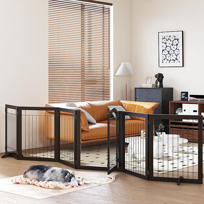 PAWLAND 144-inch Extra Wide 30-inches Tall Dog gate by PAWLANDPetSupplies