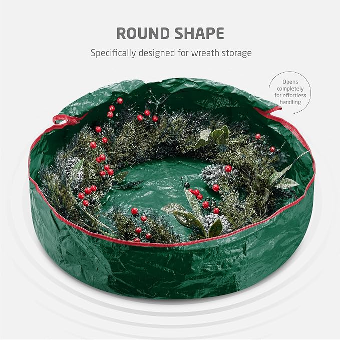 ZOBER Christmas Wreath Storage Container 30 Inch - Image 3