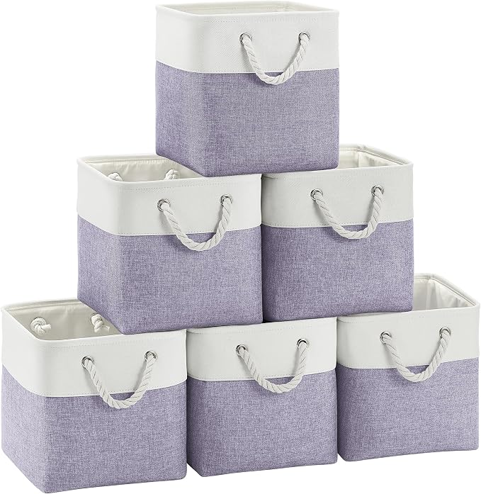 Large 11x11 Inch Cube Storage Bins by FinishingBo