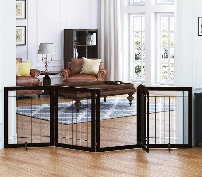 SPIRICH 96-inch Extra Wide 30-inches Tall Dog Gate by SpirichLLC
