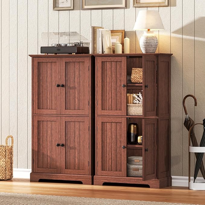 ChooChoo Bathroom Floor Cabinet, Farmhouse Bathroom Storage Cabinet - Image 6