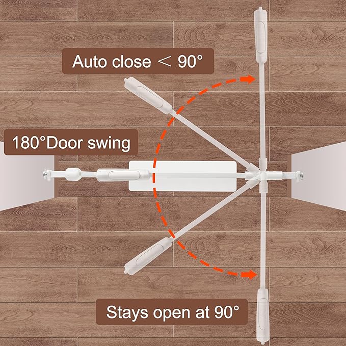 Extra Wide Baby Gate 48.03-52.76 Pressure Mounted, Child Dog Pet Safety Gates - Image 5