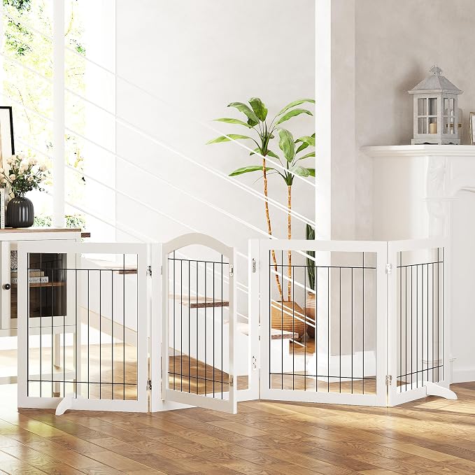 SPIRICH 96-inch Extra Wide 30-inches Tall Dog Gate - Image 4