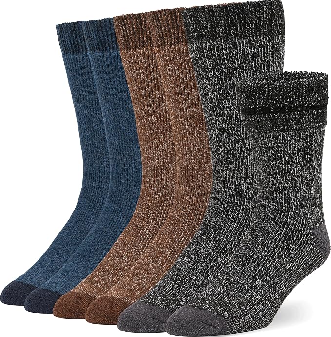 Alvada Warm Thermal Wool Socks for Winter Moisture Wicking and Breathable Cozy by Alvada