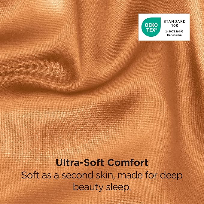 Bedsure Satin Pillowcases, Similar to Silk Pillow Cases Queen Size Set of 2 - Image 6