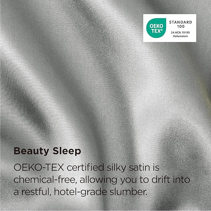 Bedsure Satin Pillowcase 2 Pack Similar to Silk Pillow Cases Standard Size - Image 5